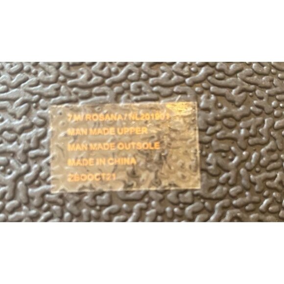 Nanette Lepore Gold Spike Stud Punk Gladiator Style Black cushioned arc support - Picture 9 of 9